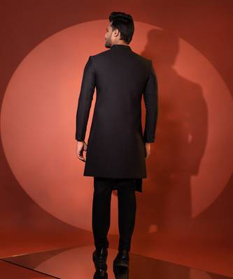 Black achkan set 5