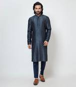 Deep blue kurta pajama