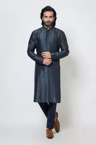 Deep blue kurta pajama