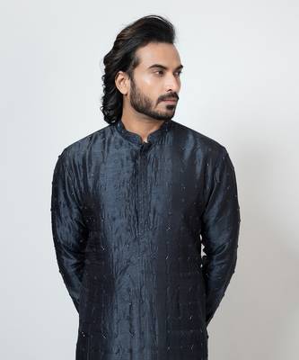 Deep blue kurta pajama 4