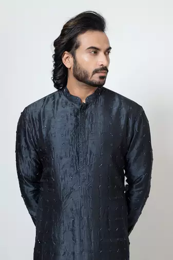 Deep blue kurta pajama