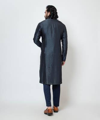 Deep blue kurta pajama 5
