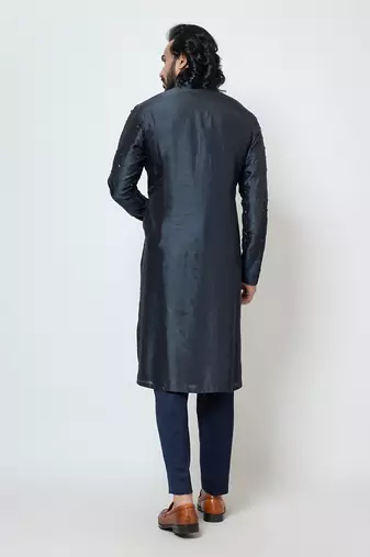 Deep blue kurta pajama