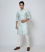 Powder blue kurta pajama