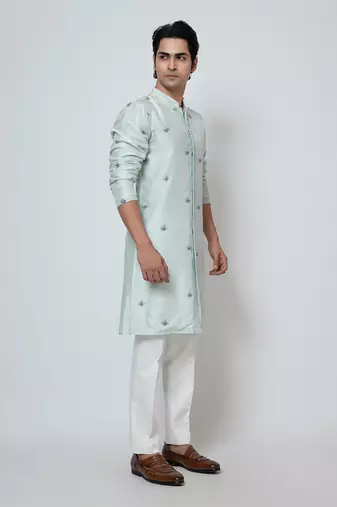 Powder blue kurta pajama