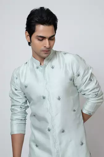 Powder blue kurta pajama