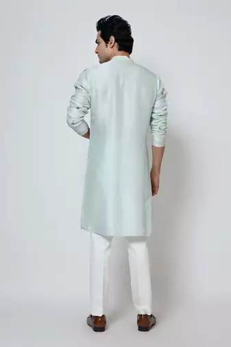 Powder blue kurta pajama