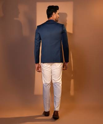 Teal suiting blazer set 5