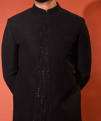 Black bandhgala set 4