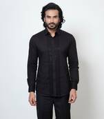 Black cotton shirt