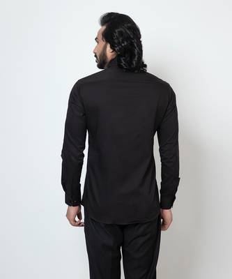 Black cotton shirt 4