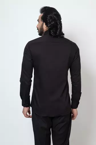 Black cotton shirt