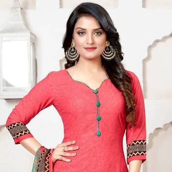 Classiques Crepe Printed Peach Salwar Suit 2