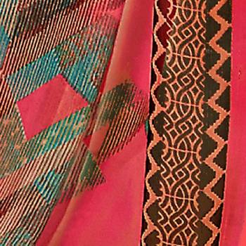 Classiques Crepe Printed Peach Salwar Suit 4