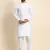 White viscose rayon self weaved kurta