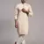 Cream viscose jacquard jacquard kurta