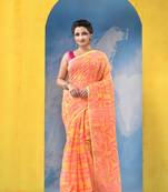 Yellow Resham Dhakai Jamdani Cotton Handloom Saree Playing Card Design Jamdani Saree Without Blouse