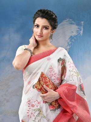 traditional bengal handloom sakuntala soft cotton sarees for saree with blouse piece 5