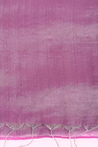 bengal Pink color changer tissue pure handloom cotton saree with blouse piece