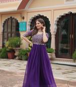 PURPLE PREMIUM DESIGNER GEORGES READY MADE GOWN COLLECTIONS 