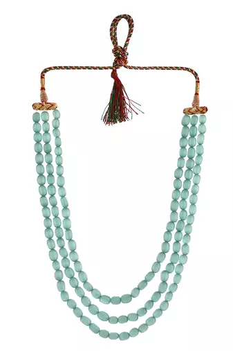 green beaded hand crafted  necklace for women & girls
