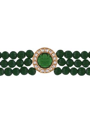 green  choker necklace for women & girls 3