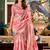 Pink Designer Digital Printed Soft silk blend Saree With Blouse