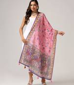 Digital print lilen blend zari dupatta for women and girls to wear on gown chaniya choli kurti etc