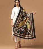 Digital print assam silk dupatta for women and girls to wear on gown chaniya choli kurti etc