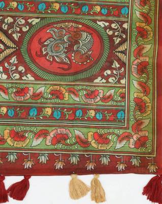 Digital print lilen blend zari dupatta for women and girls to wear on gown chaniya choli kurti etc 5