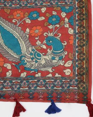 Digital print lilen blend zari dupatta for women and girls to wear on gown chaniya choli kurti etc 5