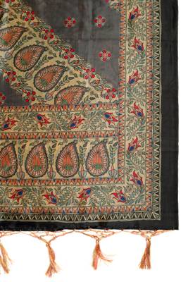 Digital print assam silk dupatta for women and girls to wear on gown chaniya choli kurti etc 5