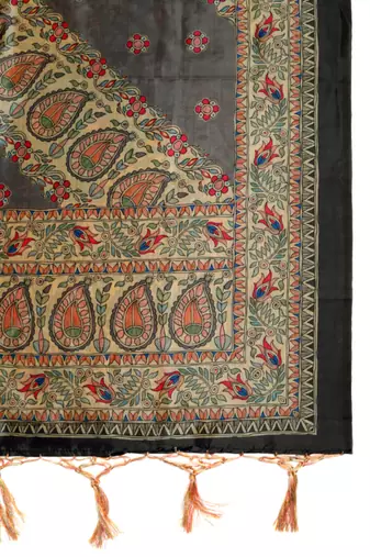 Digital print assam silk dupatta for women and girls to wear on gown chaniya choli kurti etc