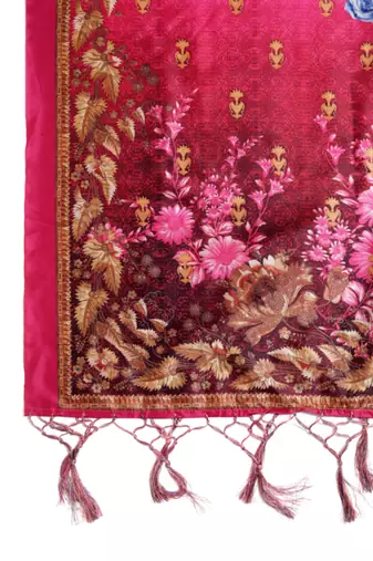 Digital print assam silk dupatta for women and girls to wear on gown chaniya choli kurti etc