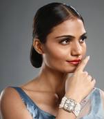 Gold brass polish kundan polki kidiya pearls bracelet