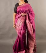 Banglori Raw Silk Saree With Rich Pallu And Contrast Blouse Piece