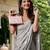 Trendmalls  Satin Siroski With Embroidery Butti Work Saree With Blouse Piece