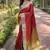 Red Silk Woven Kashmiri Ethnic And Graceful Partywear Traditional Ceremonial Saree