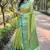 Pista Tissue Silk Woven Graceful Girlie Partywear Traditional Saree For Festive Season