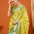 Green Jaccaurd Oraganza Silk Bollywood  Saree With Blouse