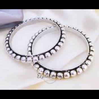Beautiful silver look alike elephant bracelet original quality indian handmade oxidized bracelet 5