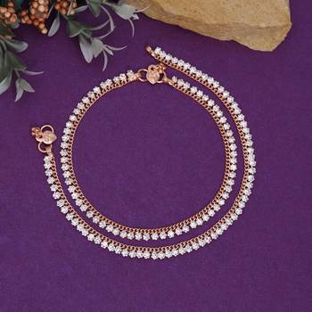 White color anklets 2