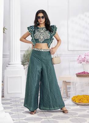 Women elegant layers for cotton hand foil print & light embroidery kurti 1