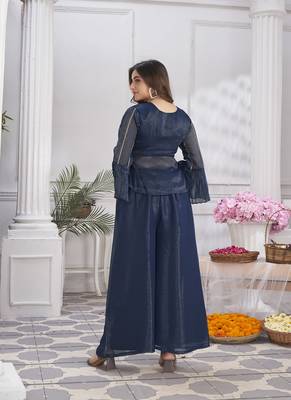 Women elegant layers for cotton hand foil print & light embroidery kurti 3