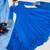 Royal Blue Colour Beautiful Long Gown With Pant Dupatta Set