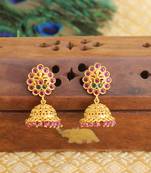 Designer matte finish earrings