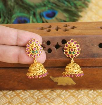 Designer matte finish earrings 2