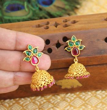 Designer matte finish earrings 2