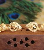 Designer gold plated mango earrings