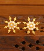Designer gold plated studs